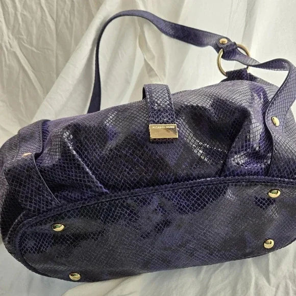 Purple Michael Kors Satchel EUC - Picture 9 of 16